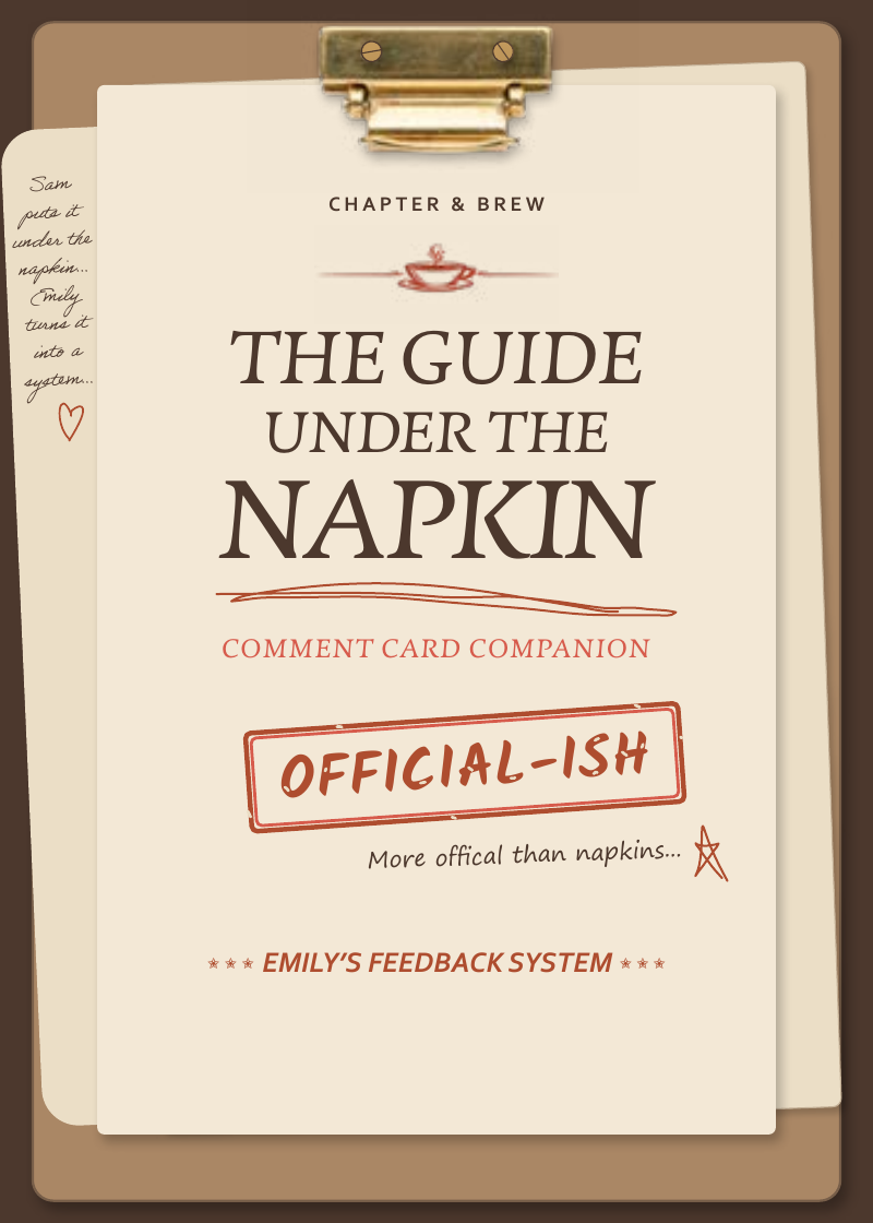 Guide Under the Napkin cover
